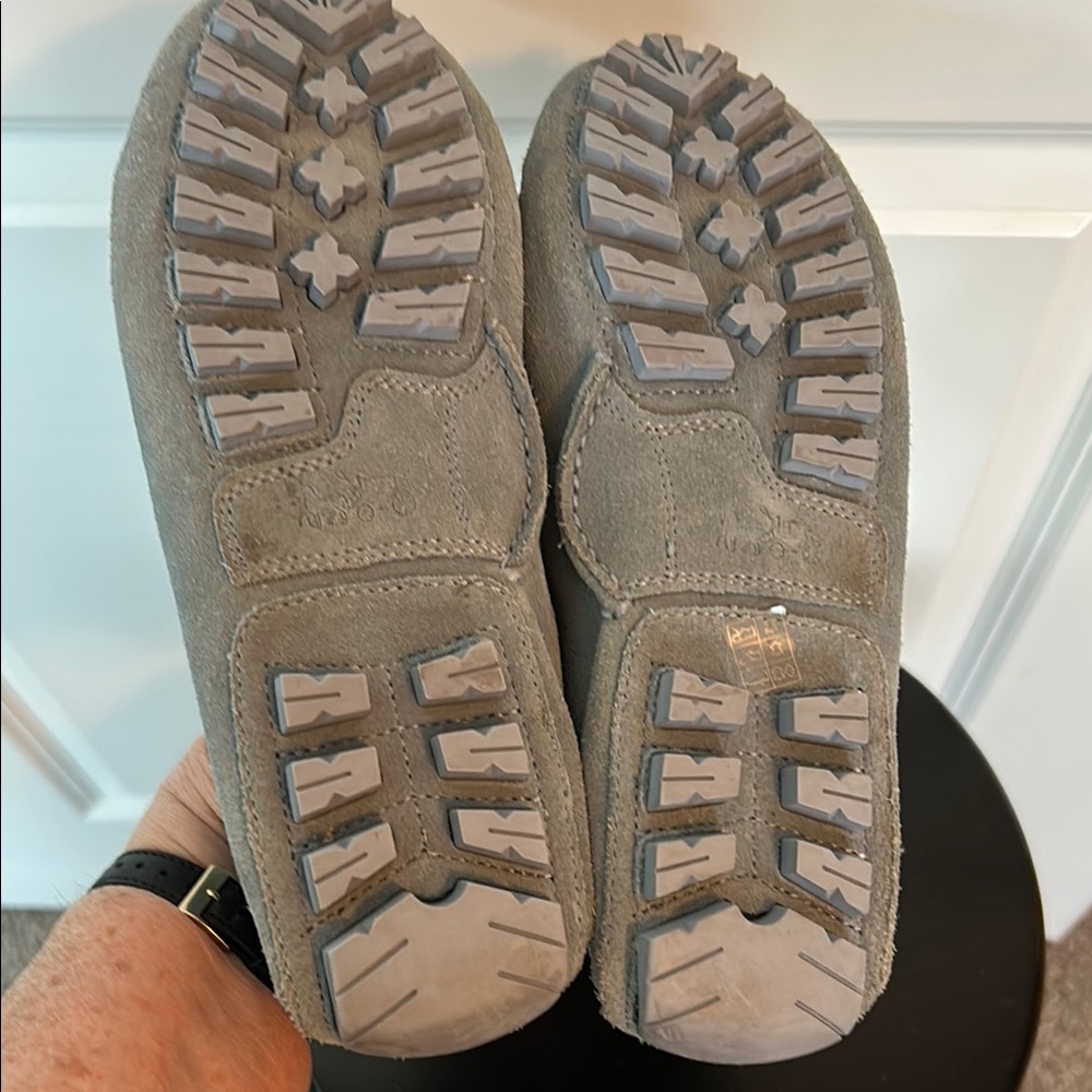 Coach cornflower (light blue) Suede Loafers with Silver Accent size 7. - Picture 4 of 6